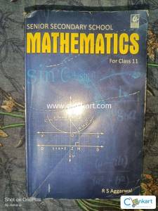 Senior secondary school mathematics for class 11 by R S Aggarwal