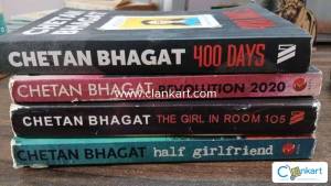 Set of 4 Chetan Bhagat books at just 300