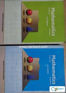 Set of R.D. Sharma Mathematics Volume 1 and Volume 2 Class 12