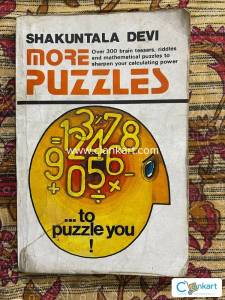 Shakuntala Devi Puzzles Book (MRP 65- But contact for buying at 30)
