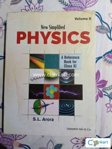 Simplified Physics (vol-2)class 11th-S.L. Arora