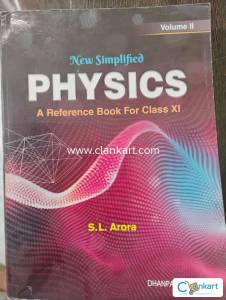 Sl Arora For physics class 11