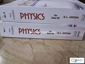 Sl Arora physics part 1 and 2 class 12