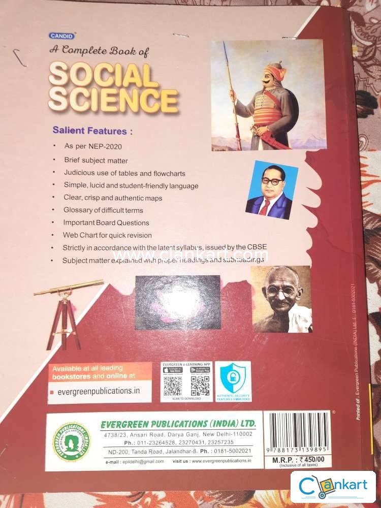Buy 'Candid A Complete Book Of Social Science Class 9 - Vol. 1' Book In ...