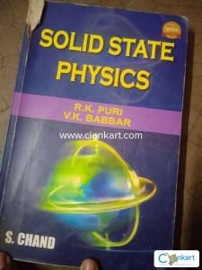 Solid state physics by Puri and  Babbar