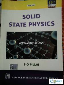 Solid state physics by SO pillai