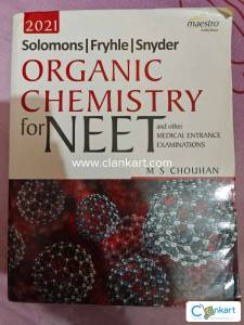 Solomon Fryhle Snyder Organic Chemistry For Neet MS Chouhan