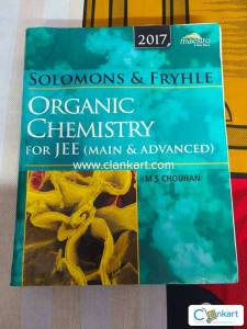 Solomon and fryhle Organic chemistry for jee advanced