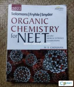 SolomonsFryhleSnyder ORGANIC CHEMISTRY for NEET MS CHOUHAN