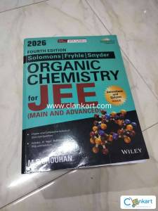 Solomons-Fryhle-Snyder Organic chemistry for JEE (Main and Advanced)