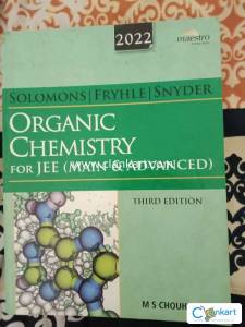Solomons Fryhle Synder Organic Chemistry for Jee Mains &Advanced