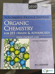 Solomons Organic Chemistry by Ms Chauhan for Jee Mains and Advanced