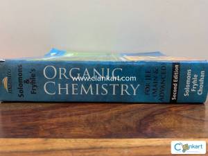 Solomons & fryhles organic chemistry for JEE mains and advanced