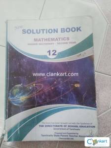 Solution Book Of Mathematics for class12