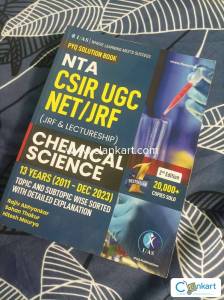 Solved MCQ Reference Book for CSIR/UGC NET/JRF CHEMICAL SCIENCE