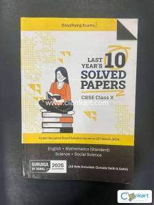 Solved Papers for Class 10