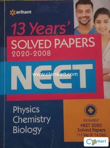 Solved papers for neet