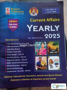 Speedy Current Affairs 2025 July 2024 to June 2025