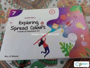 Spread Colours drawing book for class 7
