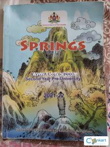 Springs english course book and work book for class 12