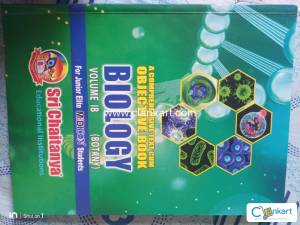Sri chaitanya volumes(materials) for biology class 11 NEET