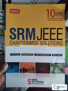 Srm entrance exam book
