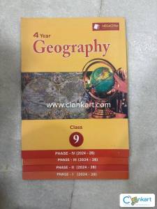 Standard 9 Geography FIITJEE study material- 4 booklets