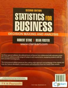 Statics for business decision making and analysis