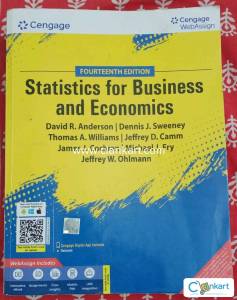 Statistics for Business & Economics Anderson David (14th Edition)