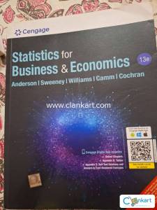 Statistics for Business and Economics