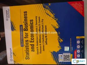 Statistics for Business and Economics