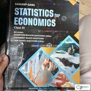 Statistics for economics,sandeep garg,class XI