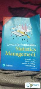 Statistics for management