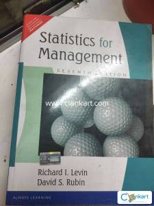 Statistics for management