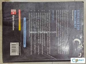 Statistics for management 2nd edition (without CD)