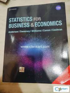 Statistics tor business and economics