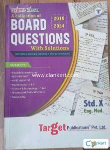 Std 10 Board Chapter Wise Questions with Solutions All Subjects - Targ