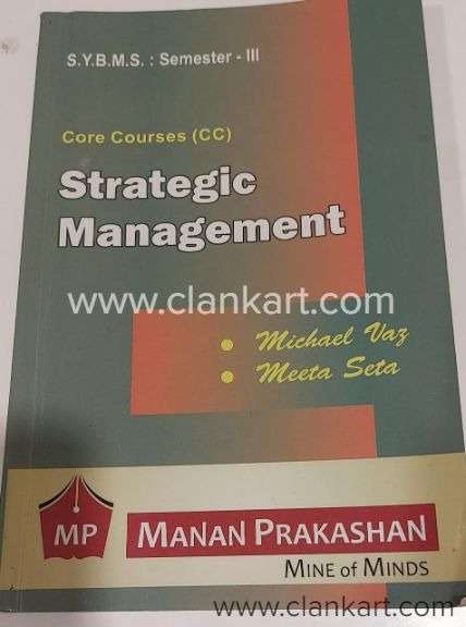 Strategic Management BMS Core Subject Manan Prakashan