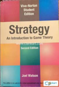 Strategy An Introduction to Game Theory by Joel Watson