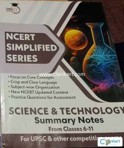 Study IQ NCERT simplified series Science and technology