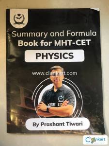 Summary and formula book for Mht- Cet class 12th