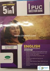 Super Companion 1st PUC English Question Bank