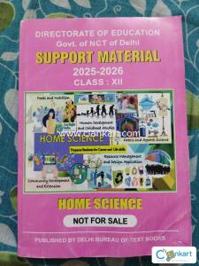 Support material of class 12 home science