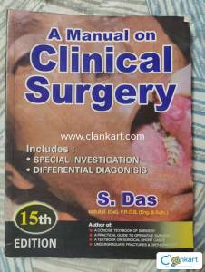 Surgery book (S. das) for medical students