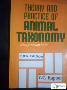THEORY AND PRACTICE OF ANIMAL TAXONOMY