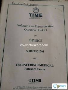 T.I.M.E solutions for representative Questions booklet