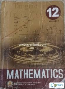 TN 12th Maths Book Volume-2