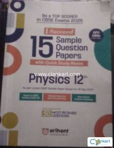 TOP SCORER CBSE Class 12 Physics (2025 Exams)