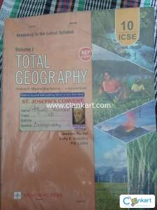 TOTAL GEOGRAPHY (Volume 1) for Class 10 ICSE
