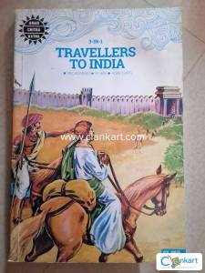 TRAVELLERS TO INDIA Amar chitra katha comic book